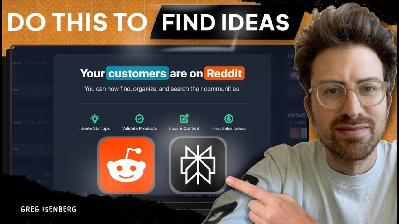 Thumbnail for How I use Reddit and AI to find winning startup ideas