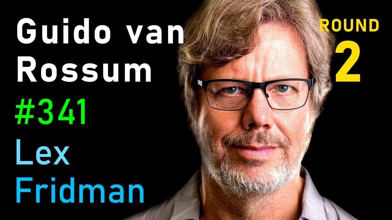 Thumbnail for Guido van Rossum: Python and the Future of Programming | Lex Fridman Podcast #341