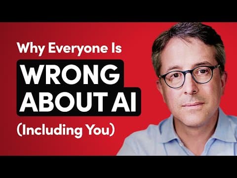 Thumbnail for Why Everyone Is Wrong About AI (Including You) | Benedict Evans