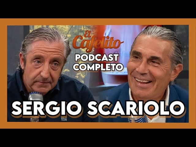 EL CAFELITO DE JOSEP PEDREROL #23 | SERGIO SCARIOLO  | PODCAST COMPLETO