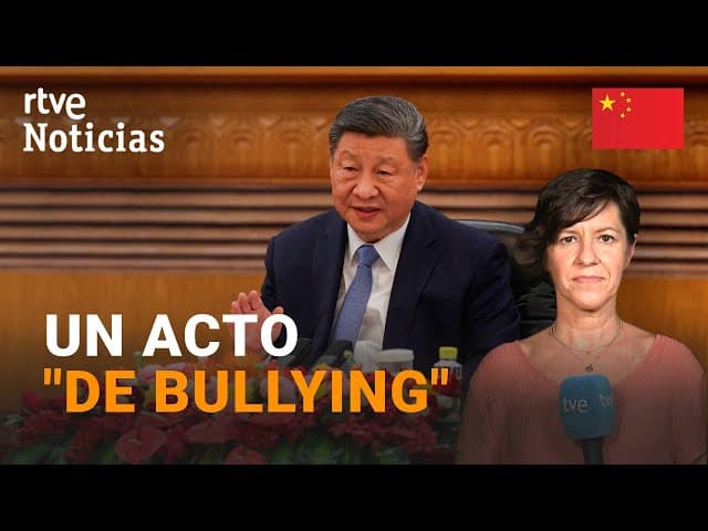 CHINA: PEKÍN exige a TRUMP la RETIRADA de los nuevos ARANCELES y PROMETE REPRESALIAS | RTVE cover
