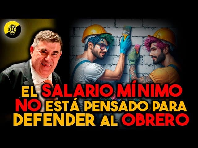 Las LEYES de SALARIO MÍNIMO son la PRINCIPAL CAUSA de DESEMPLEO | Miguel Anxo Bastos cover