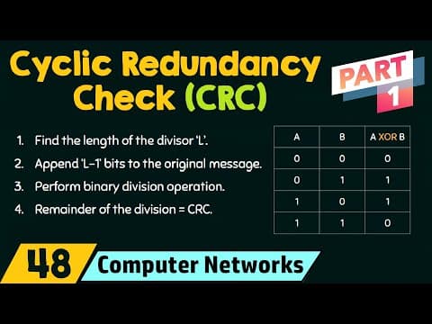 Cyclic Redundancy Check (CRC) - Part 1