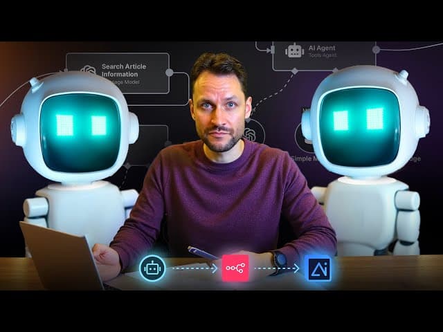I Replaced My Content Team With These SEO AI Agents (n8n, OpenAI, Aidbase) cover