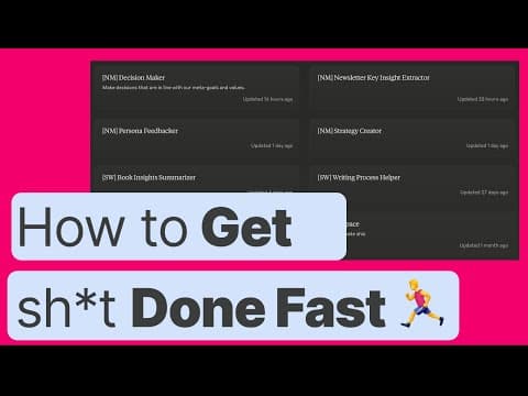 Thumbnail for How to create your own Executive Assistant with Claude [Full Tutorial]