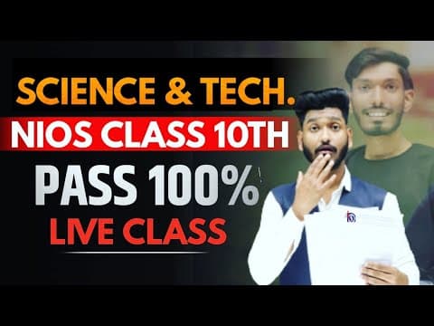 Nios Class 10th Science & Technology (212) Very Very Important Questions with Solutions.​