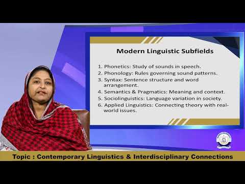 Introduction to Linguistics Week 2 | Lesson 6