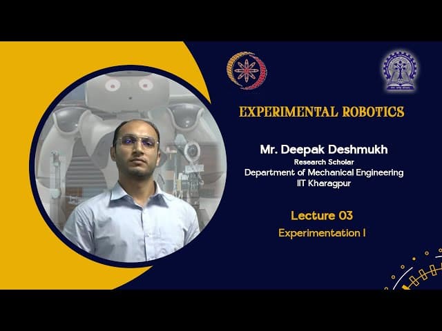 Lecture 03: Experimentation I
