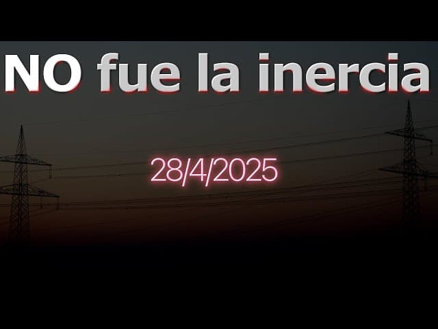 La Verdadera Causa del APAGÓN Ibérico