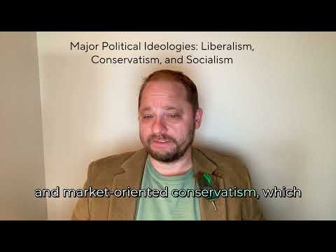 Dr  Cohen on Major Political Ideologies  Liberalism, Conservatism, and Socialism