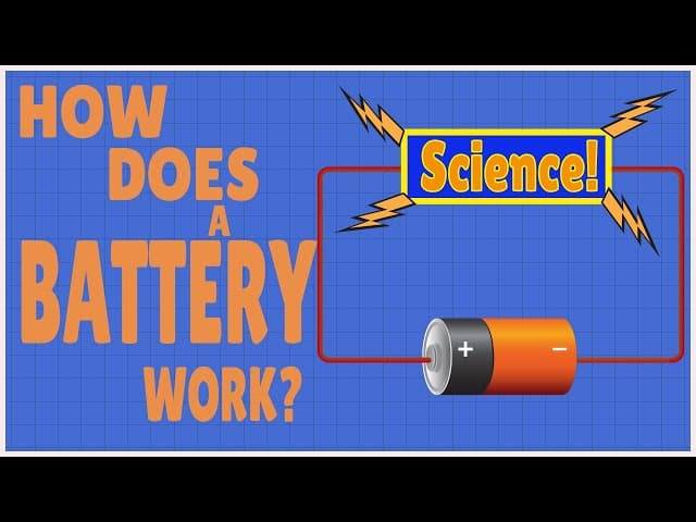 How does a battery work? - Simple and easy explanation for kids.