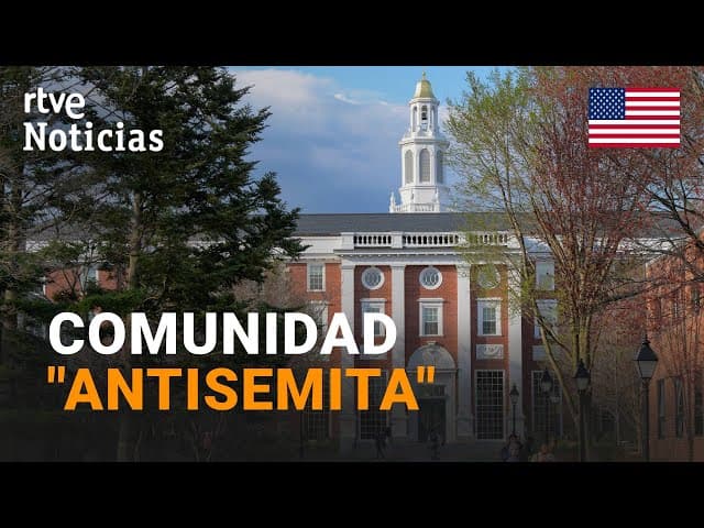 EE.UU.: TRUMP CONGELA a HARVARD 2.200 millones de dólares en FONDOS FEDERALES | RTVE Noticias cover