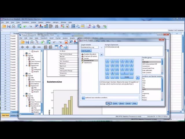 Data Transformation for Positively and Negatively Skewed Distributions in SPSS