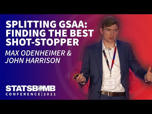 StatsBomb Conference 2021: Splitting GSAA: Finding the best shot-stopper for your team