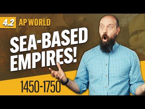 Thumbnail for CAUSES of EUROPEAN EXPLORATION [AP World History Review—Unit 4 Topic 2]