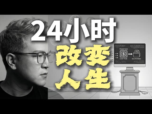 给自己24 小时，你将彻底改变人生！这套系统我用了 3 年,只讲一次，只要一天，彻底摆脱“失控感”：90%的人都搞错了的底层逻辑！