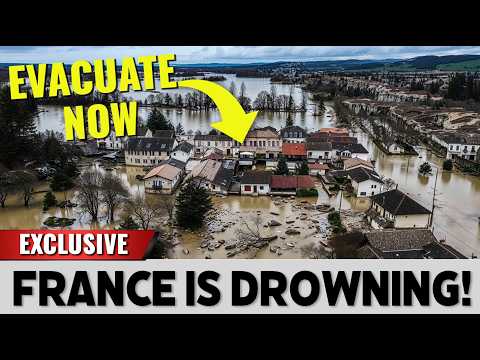 Thumbnail for France Flood Updates WORSE—Met Office Admits The Storm Train "Won't Turn Off" As Towns Drown.