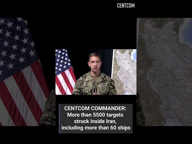 CENTCOM Commander issues update on Operation Epic Fury