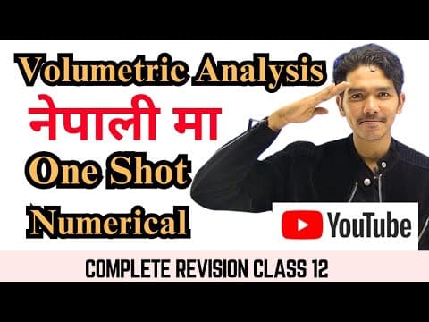 Thumbnail for Volumetric Analysis| Complete Revision | Numerical| NEB 2025 | All Chemistry