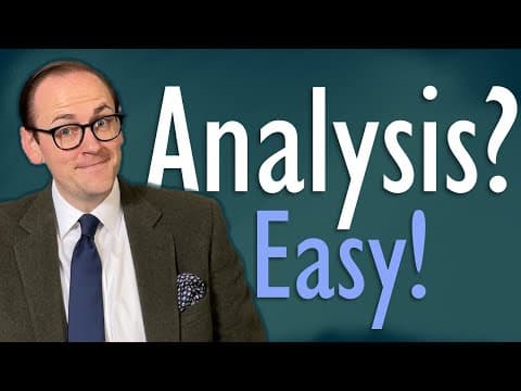 Thumbnail for Analytical Writing in 3 Simple Steps