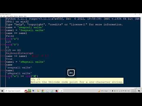 Python Interview Questions and Answers | Comparing Strings in Python | Python Interview Questions