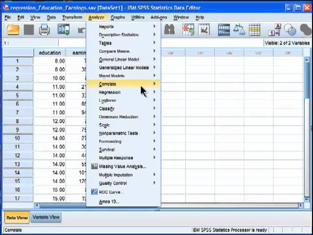 Linear Regression - SPSS (part 1) cover