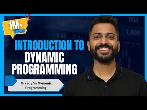 Thumbnail for L-5.1: Introduction to Dynamic Programming | Greedy Vs Dynamic Programming | Algorithm(DAA)