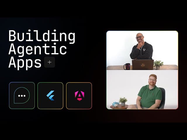 Build agentic apps in Flutter and Angular