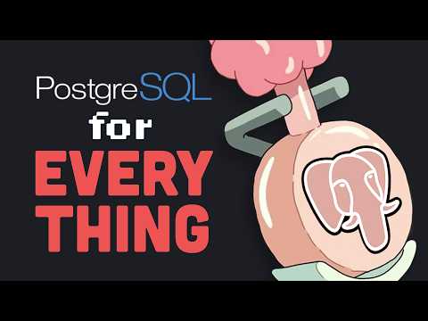 Thumbnail for I replaced my entire tech stack with Postgres...