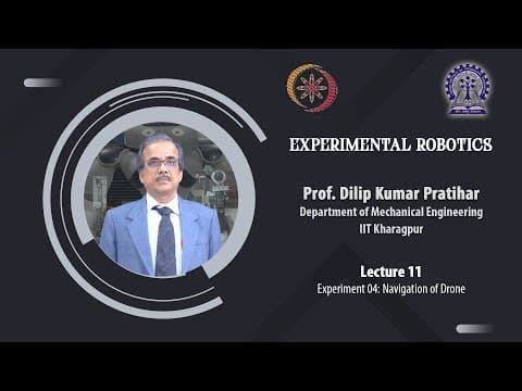 Lecture 11: Experiment 04: Navigation of Drone