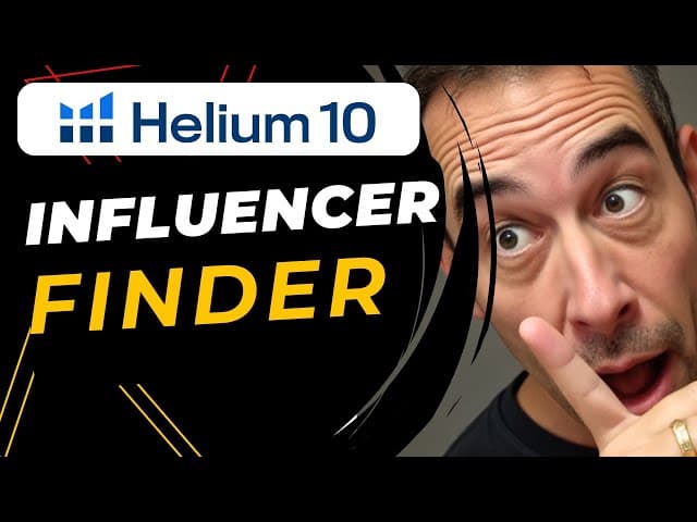 Helium 10 Influencer Finder, the new way to find Amazon influencers in 2 clicks