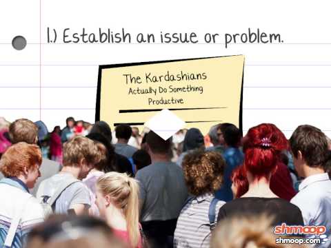 How To Write A Killer Thesis Statement by Shmoop