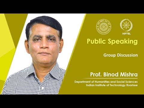 Lecture 32: Group Discussion