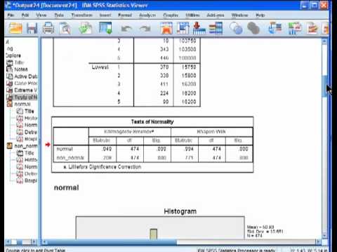 Testing Distributions for Normality - SPSS (part 2)