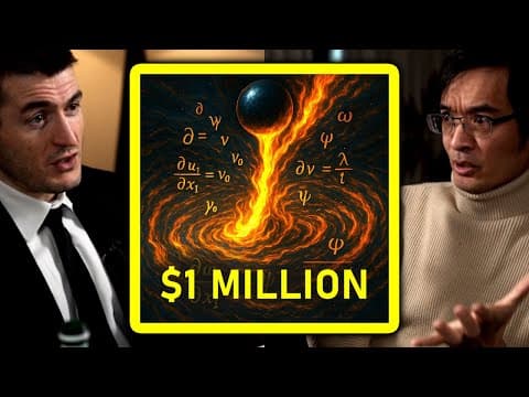 Thumbnail for $1 million dollar unsolved math problem: Navier–Stokes singularity explained | Terence Tao