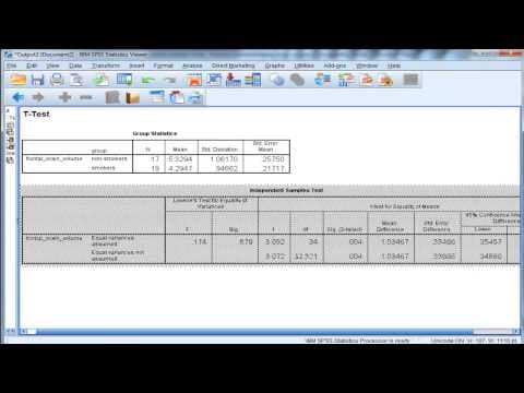 Thumbnail for Independent Samples t-test - Writing Up Results (Part 2)
