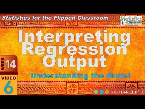 Thumbnail for Interpreting Linear Regression Output (14-6)