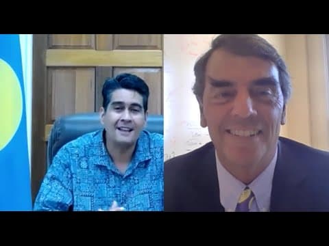Thumbnail for Palau President Surangel S. Whipps Jr. Inaugurates Founding Digital Resident Tim Draper