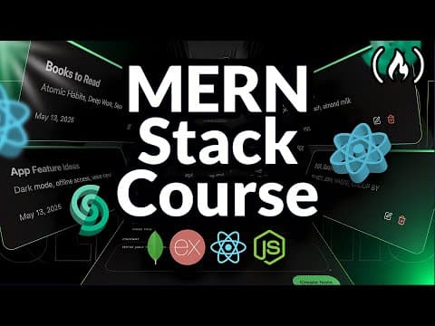 Thumbnail for MERN Stack Tutorial for Beginners with Deployment – 2025