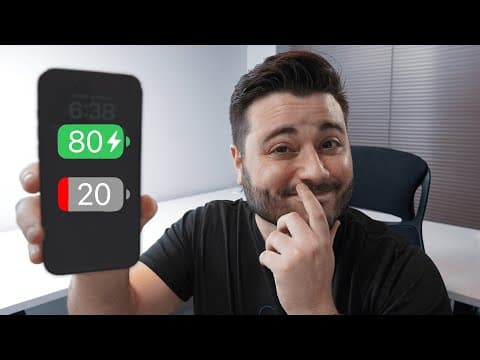 Thumbnail for Should you ALWAYS Keep your iPhone Battery Between 20 and 80%??
