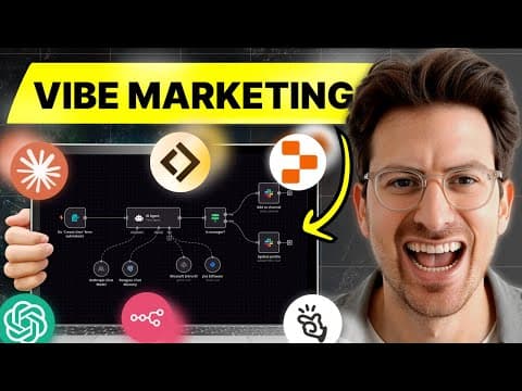 Thumbnail for How I use AI agents to make money (Vibe Marketing Tutorial)