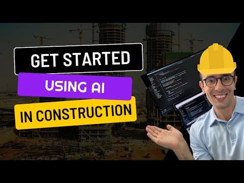 An introduction to AI in AEC: How to create your own AI agents for Construction cover