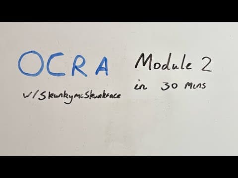 The entirety of OCR A A-Level Chemistry Module 2 in 30 minutes cover