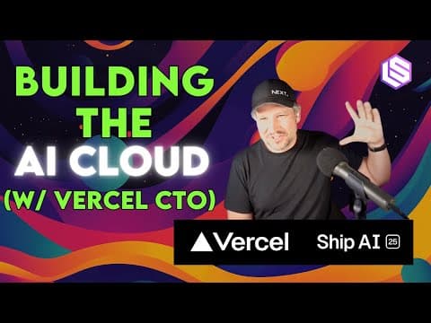 Thumbnail for ⚡️ Ship AI recap: Agents, Workflows, and Python — w/ Vercel CTO Malte Ubl