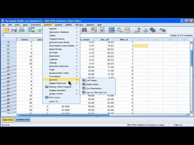 Kruskal-Wallis - SPSS (part 4) cover