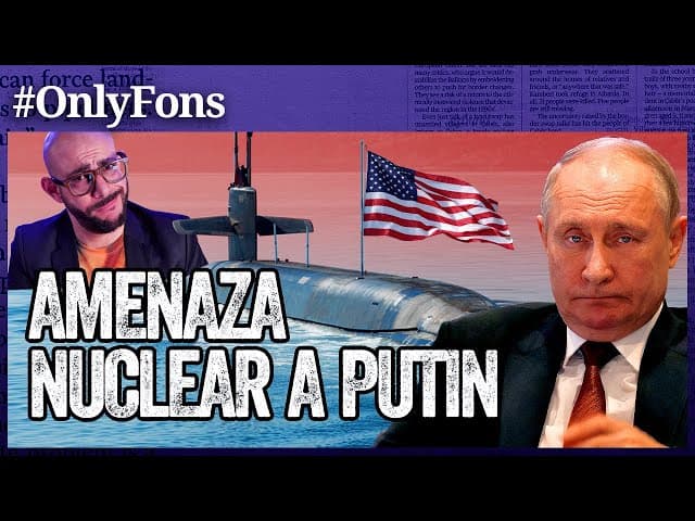 TRUMP despliega submarinos NUCLEARES contra RUSIA - @SoloFonseca cover