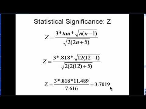 Thumbnail for Kendall's tau - Explained Simply + Examples (part 2)