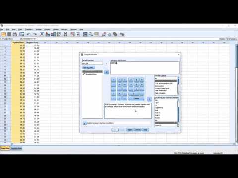 Square Root Transformation in SPSS