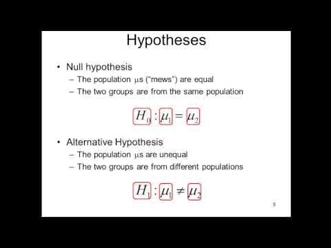 Thumbnail for Independent t-test - Explained Simply (Part 2)