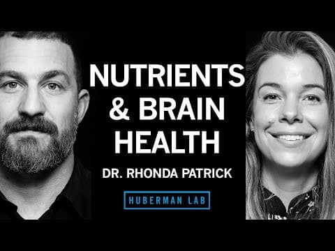 Thumbnail for Dr. Rhonda Patrick: Micronutrients for Health & Longevity | Huberman Lab Podcast #70